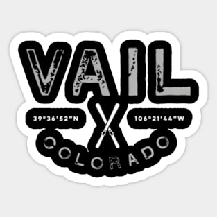 Vail Colorado Ski T Sticker